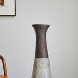 Hand-Woven PVC Rattan Floor Vase, 39.3 Inch Tall Decorative Vase