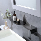 Wall Mount Tub Filler Faucet - Waterfall Spout - Matte Black