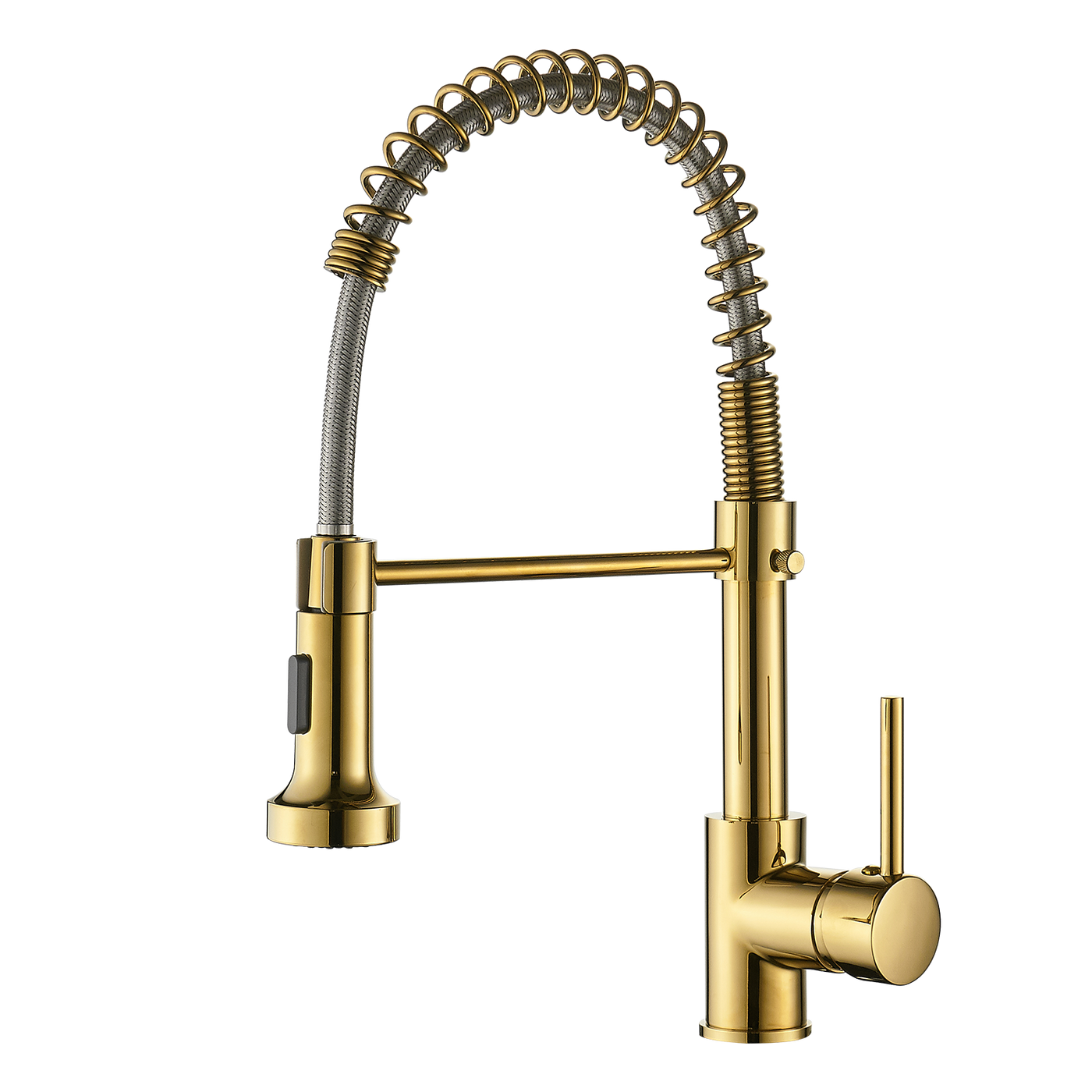 Commercial Kitchen Sink Faucet Pull Down Sprayer Single Handle