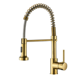Commercial Kitchen Sink Faucet Pull Down Sprayer Single Handle