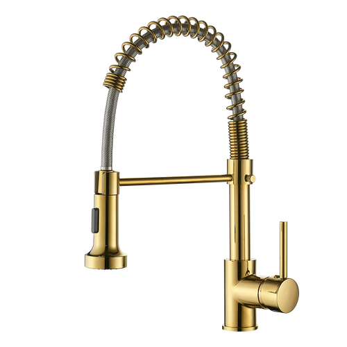 Commercial Kitchen Sink Faucet Pull Down Sprayer Single Handle
