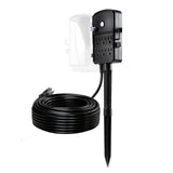 Outdoor Power Stake, 100 FT Extension Cord, Outdoor Power Strip Weatherproof wit