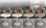 Metal Dining Table White
