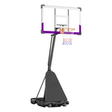Portable Basketball Stand, 10 ft Height Adjustment Basketball Hoop & Goal