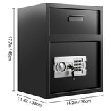 Digital Depository Safe 1.7 Cubic Feet Made of Carbon Steel Electronic Code