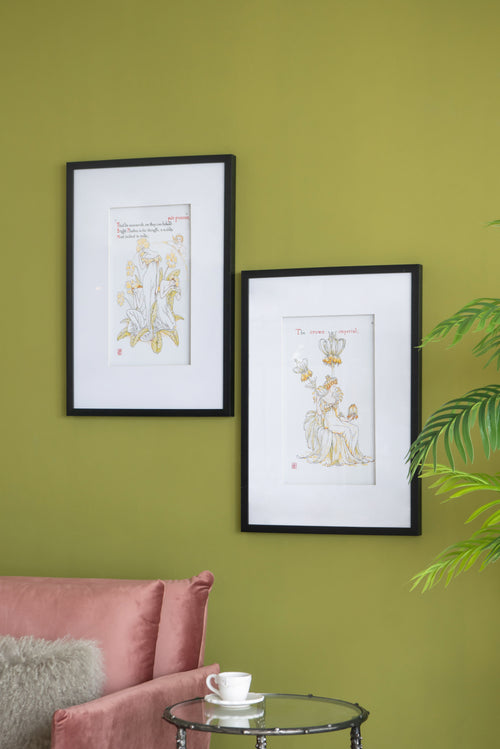 Set of 2 Wall Art Canvas Prints 20x28 inch