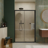 48.in W x 72.in H Single Sliding Shower Door