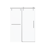 Frameless Single Sliding Shower Door 50-54" W x 76" H Chrome