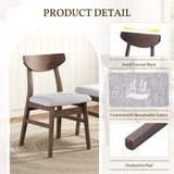 Engineered Wood Dining Set Brown