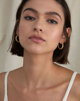 Entwined Twisted Hoop Earrings