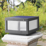 Solar LED 12" Post Cap Light for Outdoor Patios Decks