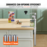Commercial Can Opener, Heavy-Duty Manual Tabletop Cans Opener
