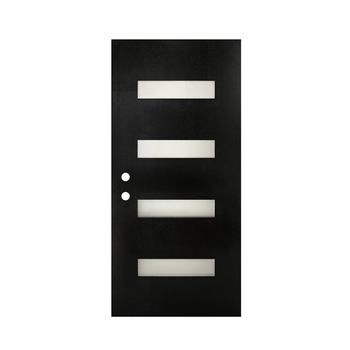 36 x 80 Fiberglass Entry Door Slab, Frosted Glass