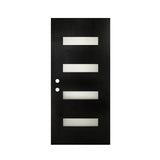 36 x 80 Fiberglass Entry Door Slab, Frosted Glass
