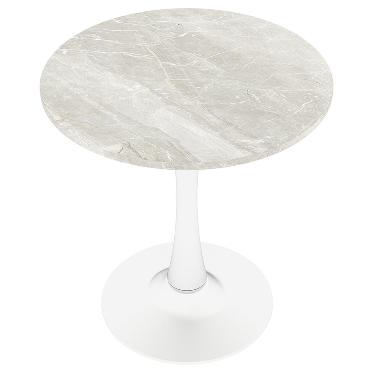 Metal Dining Table White