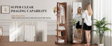 360° Rotating 69"x20" Multifunctional Full Length Mirror