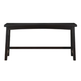 Solid Wood Bar Table Set Black