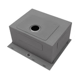 25"x22"x12" Stainless Steel Utility Sink Drop In Topmount 16 Gauge Deep Single