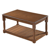 Solid Wood Coffee Table Brown