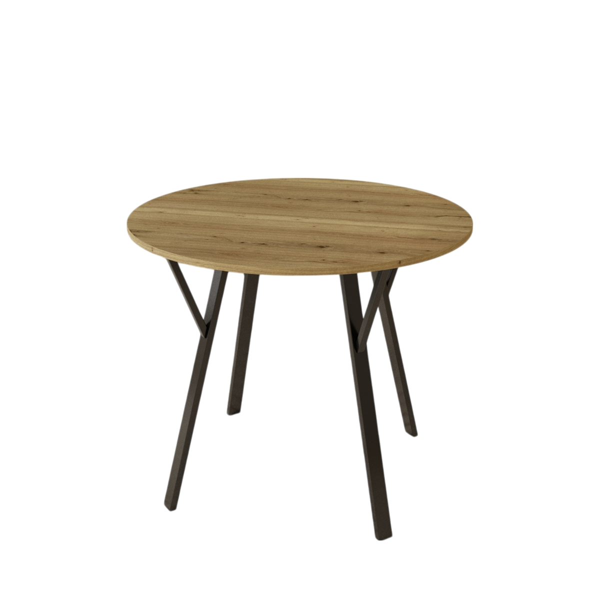 Engineered Wood Dining Table Rustic Brown 39"