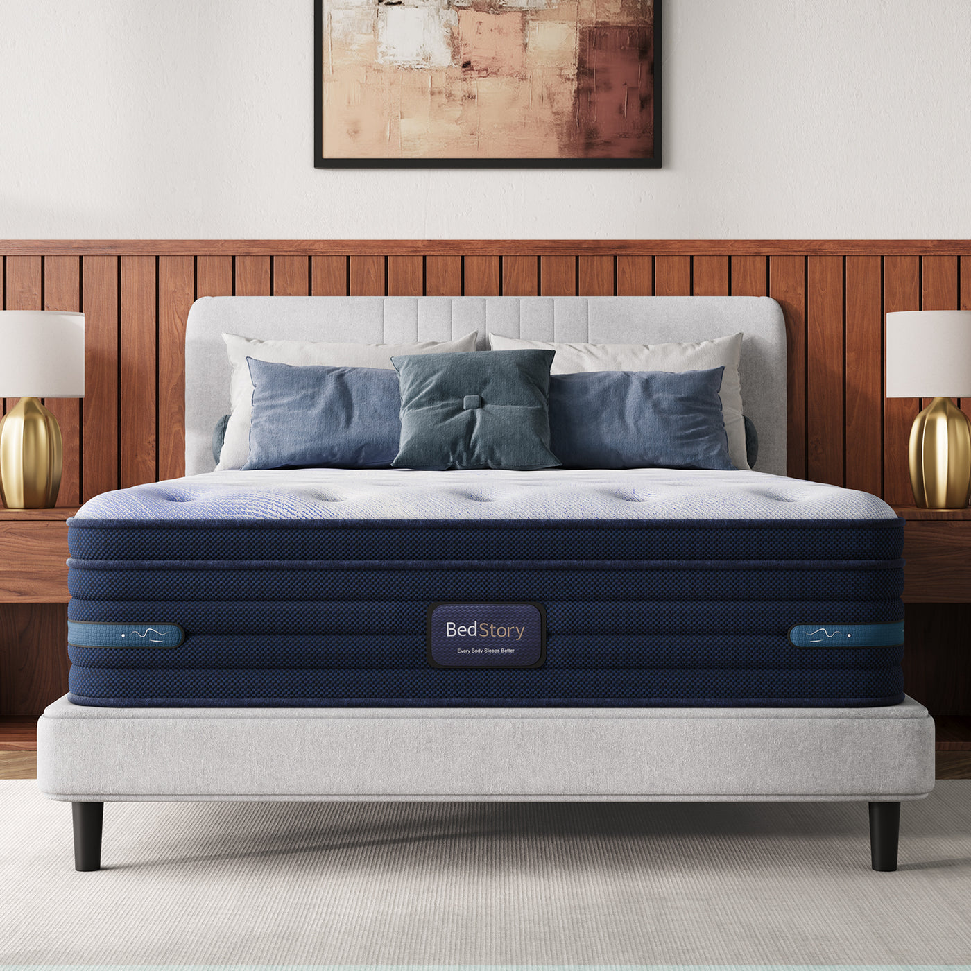 Twin Firm Hybrid Mattress 12" Cooling Pressure Relief