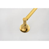 Bathroom Hardware Set - 6 Piece - Brass - Wall Mount Towel Rack