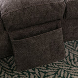 Linen Recliner Dark Gray