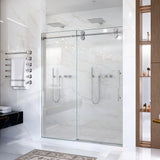 56"-60"W*72" H Frameless Single Sliding Shower Door