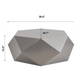 Stainless Steel Coffee Table Silver