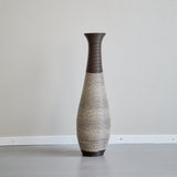 Hand-Woven PVC Rattan Floor Vase, 39.3 Inch Tall Decorative Vase