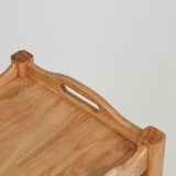 Rubberwood Nightstand Natural