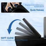 One-Piece Toilet, 1.1/1.60 GPF Water-Efficient Dual-Flush Elongated Comfort