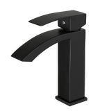 Black Single Handle Bathroom Sink Faucet Modern Vanity