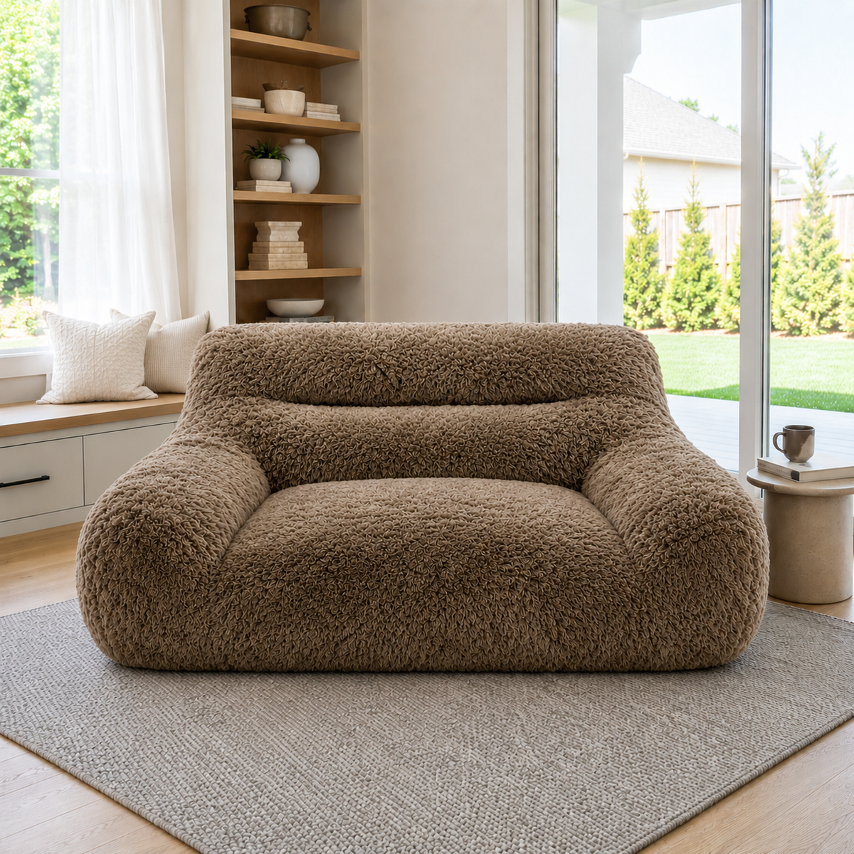 Compress Sofa-Brown