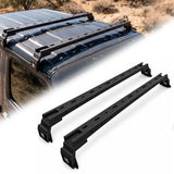 2PCS 400 LBS Roof Rack Cross Bars Compatible For 2007-2026 Jeep Wrangler JK JKU