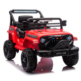 12V Kids Ride On Electric Truck Car W/Parents Control,2WD,Four-wheel suspension,