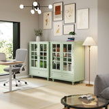 Mint Green Modern Wooden Storage Sideboard Cabinet 28"x15"x36