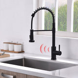 Touchless Automatic Smart Kitchen Faucet Black