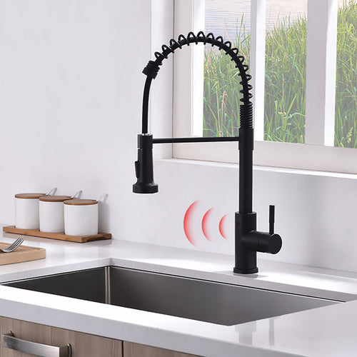 Touchless Automatic Smart Kitchen Faucet Black
