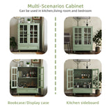 Mint Green Modern Wooden Storage Sideboard Cabinet 28"x15"x36