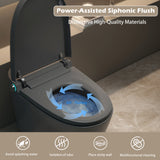 Smart Toilet with Bidet Built in, ADA One-Piece Toilet Auto Open/Close & Flush