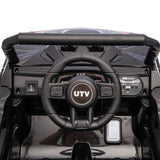 12V 2WD Kids Ride On UTV W/ 2.4G PC,Anti-Collision Bar,High Chassis,Anti-Slip Wh