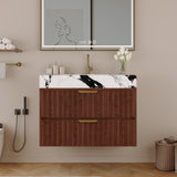 30" Modern Floating Bathroom Vanity