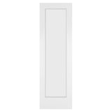 24 in. x 80 in. x 1-3/8 in. Shaker White Primed 1-Panel Wooden Interior Slab