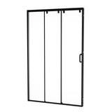 48"W× 76"H Triple Bypass Sliding Shower Door With 5/16 In. (8mm) Clear Glass