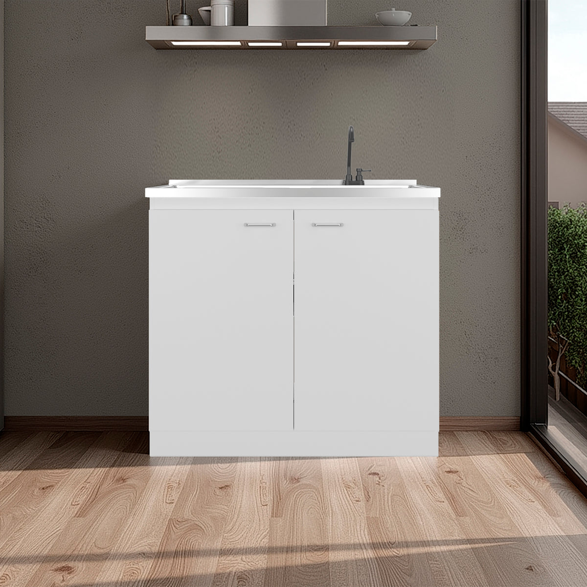 Napoles Utility Sink with Faucet Inclued
