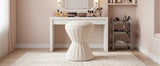 Multifunction Velvet Ottoman, Upholstered Vanity Stool Chair