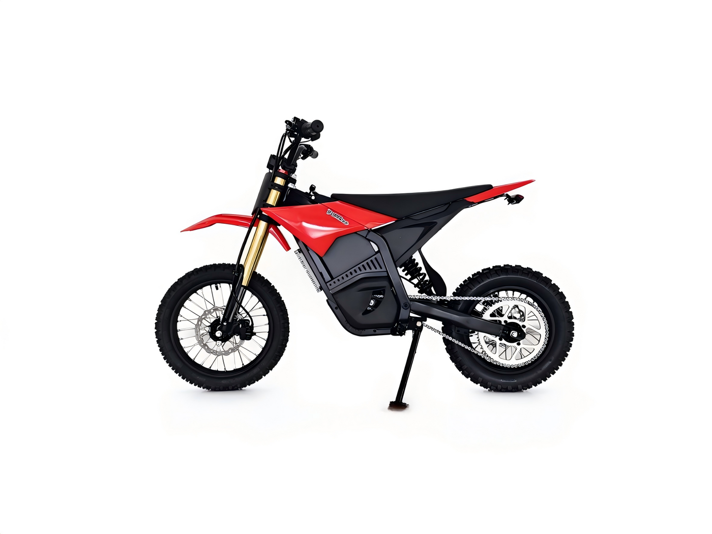 Electric Off-Road Dirt Bike Steel Red 3000W 60V