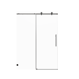 Matte Black Frameless Sliding Shower Door 50-54" W x 76" H