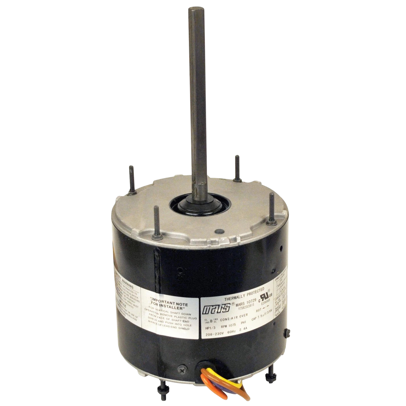 MARS 10404 1 4HP 825rpm Outdoor Condenser Fan Motor 8 poles, 1 shaft, TEAO
